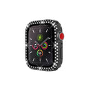 Case for Apple Watch 40mm with Full Double Edge Diamond and Full Protection - Black