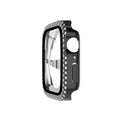 Case for Apple Watch 41mm with Full Double Edge Diamond and Full Protection - Black