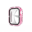 Case for Apple Watch 40mm with Full Double Edge Diamond and Full Protection – Pink