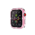 Case for Apple Watch 41mm with Full Double Edge Diamond and Full Protection – Pink