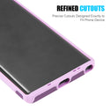 Samsung Galaxy Note 10 Case Rugged Drop-Proof Slim Armor Impact Absorption - Purple Pink