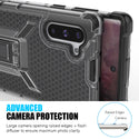 Samsung Galaxy Note 10 Case Rugged Drop-Proof Heavy Duty Tinted Clear Impact Absoption Slim Fit with Durable Kickstand - Smoke