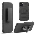 Apple iPhone 11 Max Case Rugged Drop-proof Black with H-Style Stand Kickstand