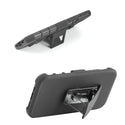 Apple iPhone 11 Max Case Rugged Drop-Proof Black with H-Style Stand Kickstand