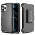 Case for Apple iPhone 12 Pro Max (6.7") Adventure Heavy Duty Holster Combo with Military Grade Drop Proof Tested and Multi-Layer Defense (Wireless Charging Compatible) - Black (with Retail Packaging)
