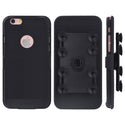 Apple iPhone 6, iPhone 6S Case Rugged Drop-Proof Octopus Suction Holster Combo - Black