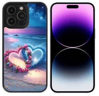 Case For iPhone 12, iPhone 12 Pro High Resolution Custom Design Print - Heart To Heart