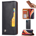 Case for Apple iPhone 12 (6.1") / 12 Pro (6.1") Essentials Series Leather Wallet Phone with Credit Card Slots - Black