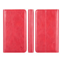 Case for Samsung Galaxy S23 The Luxury Gentleman Series 4 Magnetic Flip Leather Wallet TPU - Red
