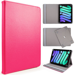 Case for Apple iPad 7 - 8 Universal Basik Slim Folio Protective Cover with Foldable Stand and Multi Viewing Angle - Pink
