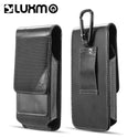 Luxmo Medium Size 5.5 inch 6.25 x 3.5 x 0.6 Vertical Universal Pouch - Black