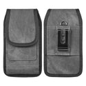 Luxmo #36 Extra Large Otx Size 7 Inch 7 X 4 X 0.75 Horizontal Universal Special Fabric Pouch With Dual Card Slots - Dark Denim Fabric