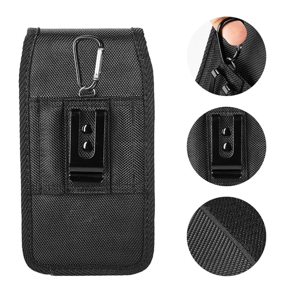 Universal Case Rugged Drop-Proof Vertical Pouch - Black