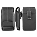 Luxmo Large Size 6.3 inch 6.75 x 3.75 x 0.75 Vertical Universal Pouch - Black