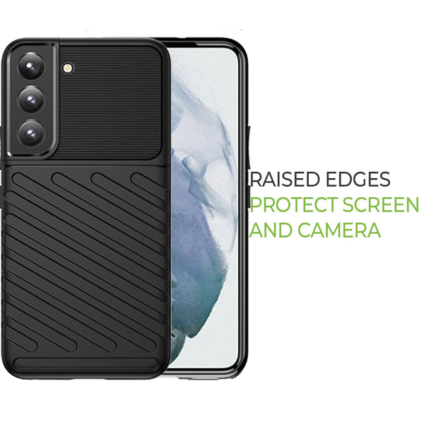 Samsung Galaxy S22 Plus Case Rugged Drop-Proof Flexible - Black