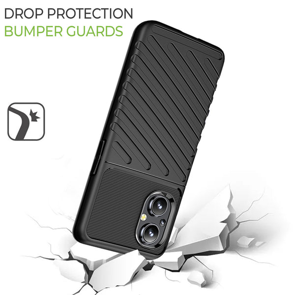 OnePlus Nord N20 5G Case Rugged Drop-Proof Flexible - Black