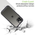 Apple iPhone 13 Pro Max Case Rugged Drop-Proof - Black, Clear