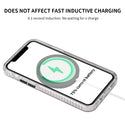 Universal Case Rugged Drop-Proof Silicone Protector Compatible with MagSafe Wireless Charger - Black