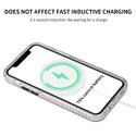 Universal Case Rugged Drop-Proof Silicone Protector Compatible with MagSafe Wireless Charger - White