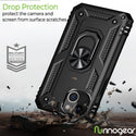 Apple iPhone 13 Mini Case Rugged Drop-Proof Heavy Duty Ring Holder Stand Kickstand - Black