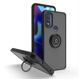 Motorola Moto G Power (2022) Ring Kickstand Case - Black