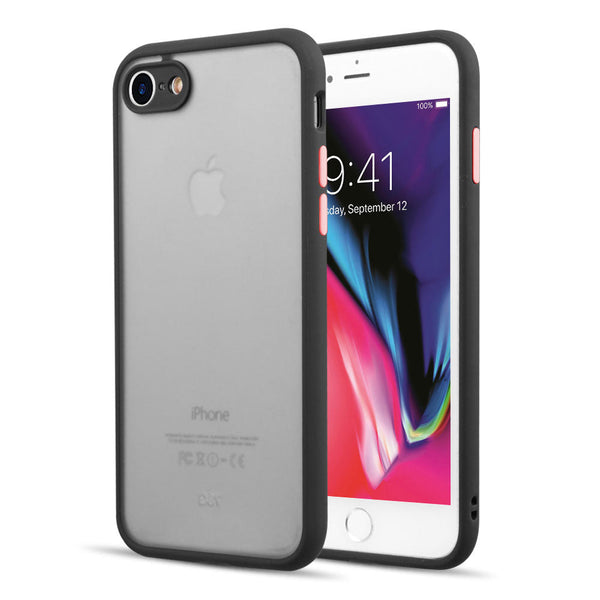 Apple iPhone SE (2020) / 8 / 7 Bumper Shockproof Case - Black