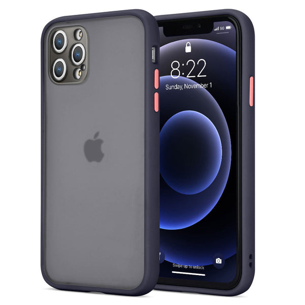 Apple iPhone 13 Pro Bumper Shockproof Case - Dark Blue