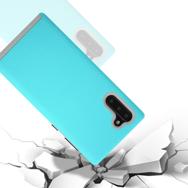 Samsung Galaxy Note 10 Case Rugged Drop-Proof Anti-Slip Grip - Teal