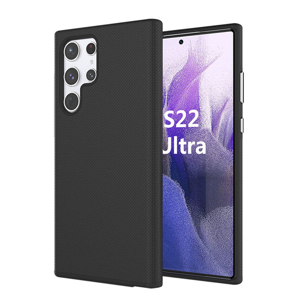 Samsung Galaxy S22 Ultra Anti-Slip Hard Case - Black