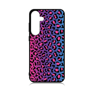 Case For Galaxy S24 High Resolution Custom Design Print - Pink Ombre Leopard