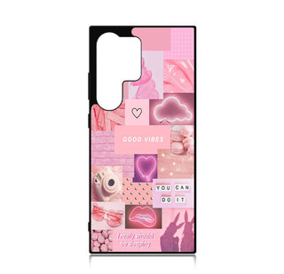 Case For Galaxy S24 Ultra High Resolution Custom Design Print - Pink Vibes