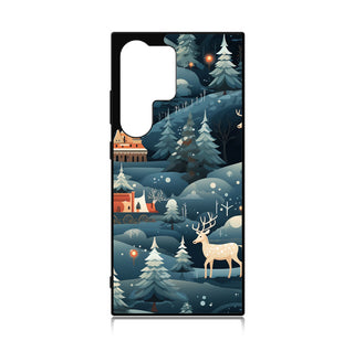 Case For Galaxy S24 Ultra High Resolution Custom Design Print - Holiday Oh Deer
