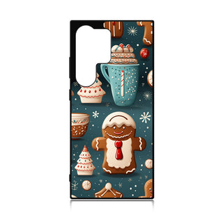 Case For Galaxy S24 Ultra High Resolution Custom Design Print - Holiday Gingerbread Man
