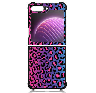 Case For Galaxy Z Flip5 5G High Resolution Custom Design Print - Pink Ombre Leopard