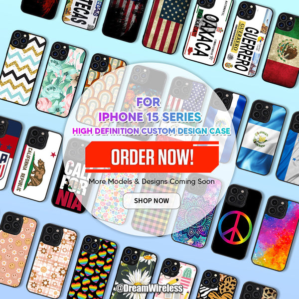 Case For iPhone 14 Plus (6.7"), iPhone 15 Plus (6.7") High Resolution Custom Design Print - Chic Hearts