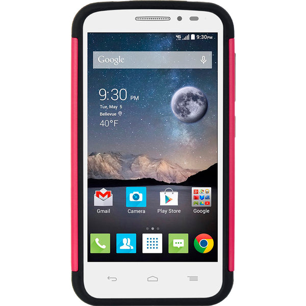 Alcatel One Touch Pop Astro Case Rugged Drop-Proof Grippy Black TPU