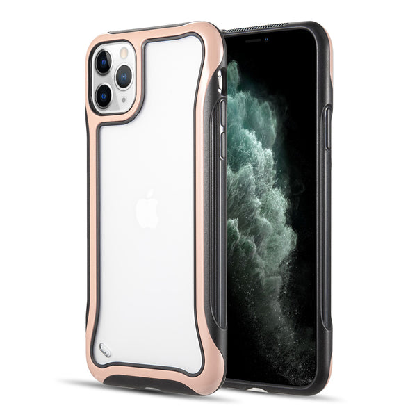 Apple iPhone 11 Pro Max Case Rugged Drop-proof Transparent Drop-Proof Protection - Rose Gold