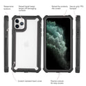 Apple iPhone 11 Pro Max Case Rugged Drop-Proof Heavy Duty with Extra Impact Absorption Corner Protection - Black / Black