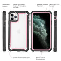 Apple iPhone 11 Pro Max Case Rugged Drop-Proof Heavy Duty with Extra Impact Absorption Corner Protection - Black / Rose Gold