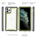 Apple iPhone 11 Pro Max Case Rugged Drop-Proof Heavy Duty with Extra Impact Absorption Corner Protection - Grey / Yellow