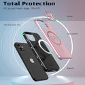Case for Apple iPhone 12 (6.1") Bolt MagSafe Collection Thick Protective with Full Camera Protection and Stand - Rose Gold