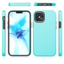 Apple iPhone 12 Mini Case Rugged Drop-Proof Heavy Duty TPU Smooth Finish with Raised Camera Opening - Teal