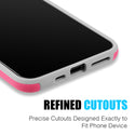 Case for Apple iPhone 12 Pro Max (6.7) Ezpress Anti-Slip Textured Hybrid - Black
