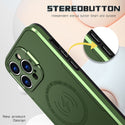 Case for Apple iPhone 13 Pro Max (6.7") Bolt MagSafe Collection Thick Protective with Full Camera Protection and Stand - Green