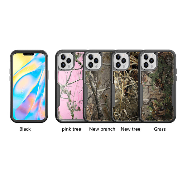 Apple iPhone 13 Pro Max Case Rugged Drop-Proof Outdoors Nature Tree Design Heavy Duty TPU with Extra Impact Absorption Corner Protection