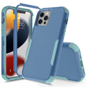 Apple iPhone 13 Pro Case Rugged Drop-Proof Heavy Duty TPU with Extra Impact Absorption Corner Protection - Navy Blue / Blue