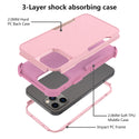 Apple iPhone 13 Pro Case Rugged Drop-Proof Hard Shell - Pink