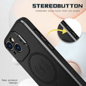 Case for Apple iPhone 14 (6.1") / Apple iPhone 13 (6.1") Bolt MagSafe Collection Thick Protective with Full Camera Protection and Stand - Black