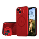 Case for Apple iPhone 14 (6.1") / Apple iPhone 13 (6.1") Bolt MagSafe Collection Thick Protective with Full Camera Protection and Stand - Red