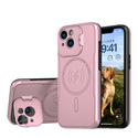 Case for Apple iPhone 15 (6.1") Bolt MagSafe Collection Thick Protective with Full Camera Protection and Stand - Rose Gold